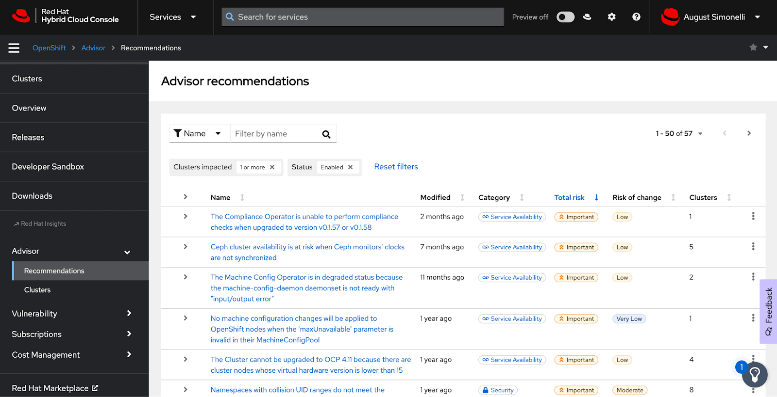 Getting to Know the Red Hat Hybrid Cloud Console for your OpenShift